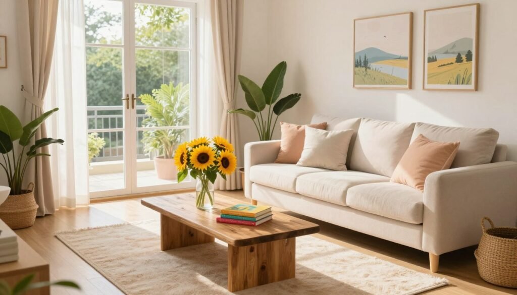 simple summer home decor ideas for living room