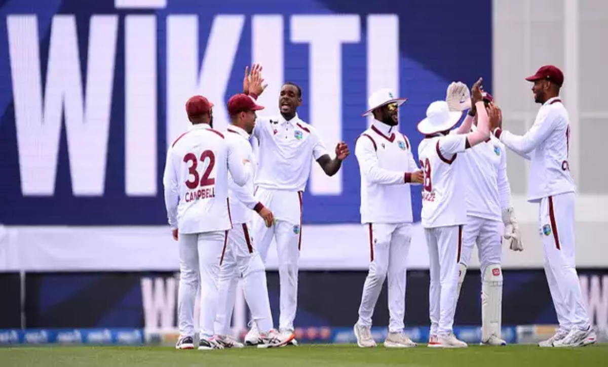 kane williamson, kemar roach, new zealand vs west indies, tom latham, jayden seales, justin greaves, nz vs wi, michael bracewell, tevin imlach, devon conway, roston chase,