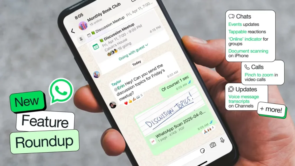 whatsapp adds voice video ai and desktop messaging improvements, whatsapp updates, Whatsapp Adds Voice Video AI and Desktop Messaging Improvements, Whatsapp new updates download, Whatsapp new updates apk, WhatsApp download, New WhatsApp,WhatsApp Business, WhatsApp open,WhatsApp new update color change,WhatsApp new features today,
