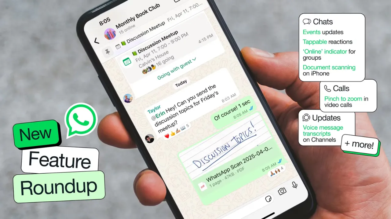 whatsapp adds voice video ai and desktop messaging improvements, whatsapp updates, Whatsapp Adds Voice Video AI and Desktop Messaging Improvements, Whatsapp new updates download, Whatsapp new updates apk, WhatsApp download, New WhatsApp,WhatsApp Business, WhatsApp open,WhatsApp new update color change,WhatsApp new features today,